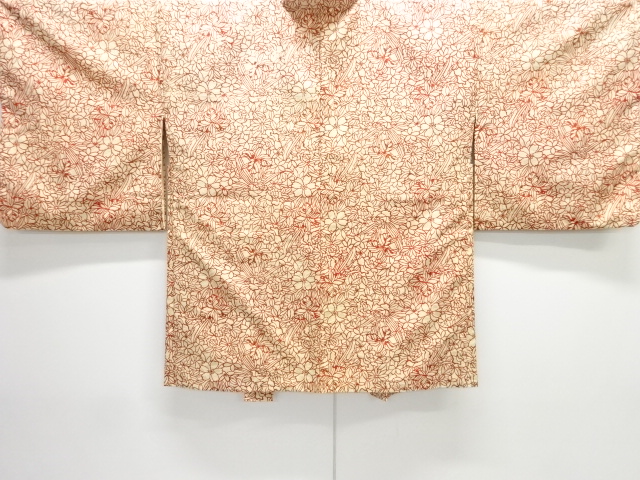 薔薇・菊・桜模様羽織